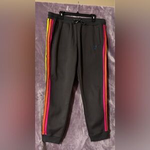 Crystal Wolf Joey Graceffa x Daniel Freda Vibrant Stripe Joggers XXL